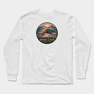 National Park Wind Cave Long Sleeve T-Shirt